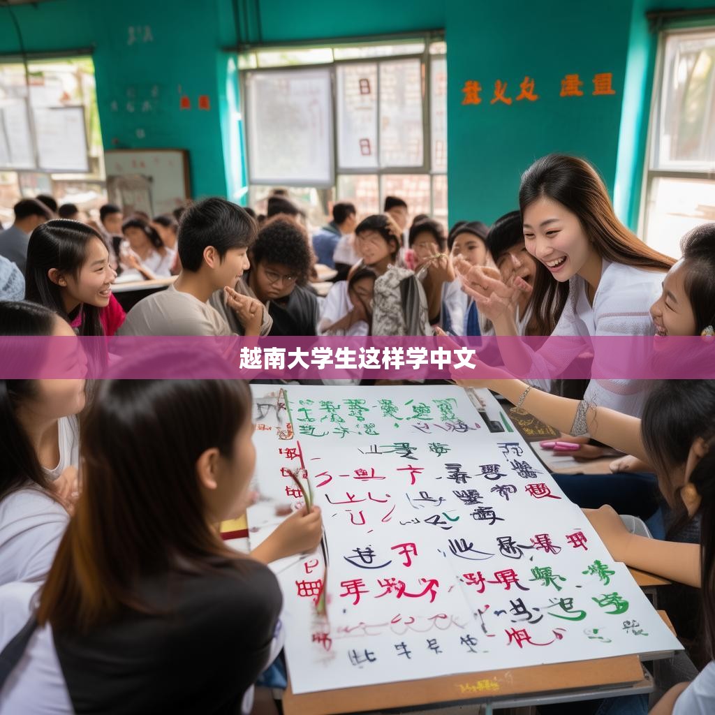 越南大学生积极学习中文