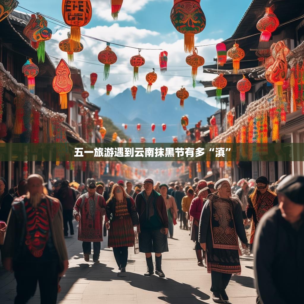 五一旅游遇见云南神秘抹黑节