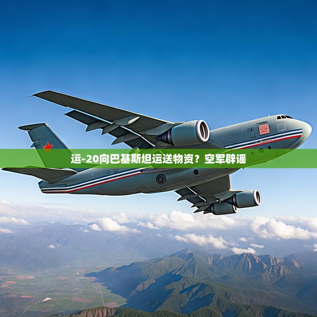 运-20向巴基斯坦运送物资？空军辟谣