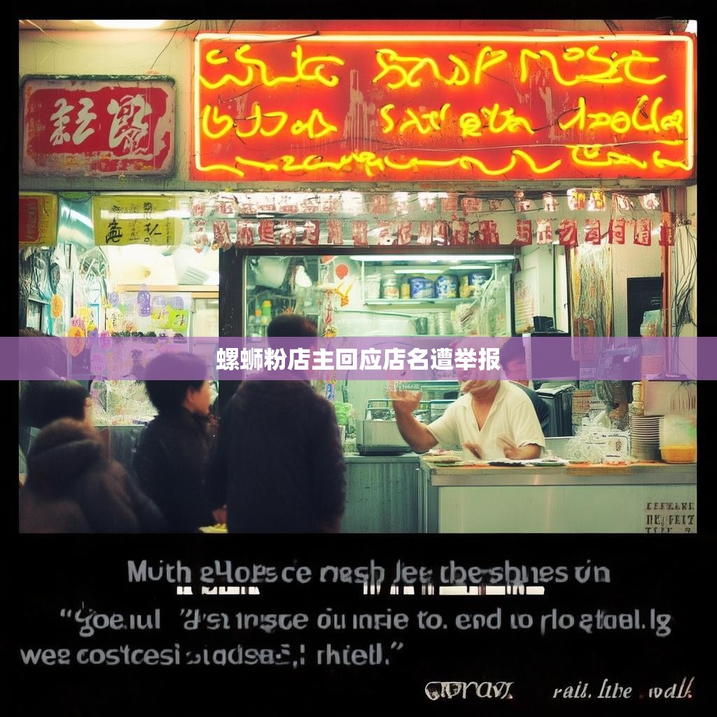 螺蛳粉店主回应店名遭举报