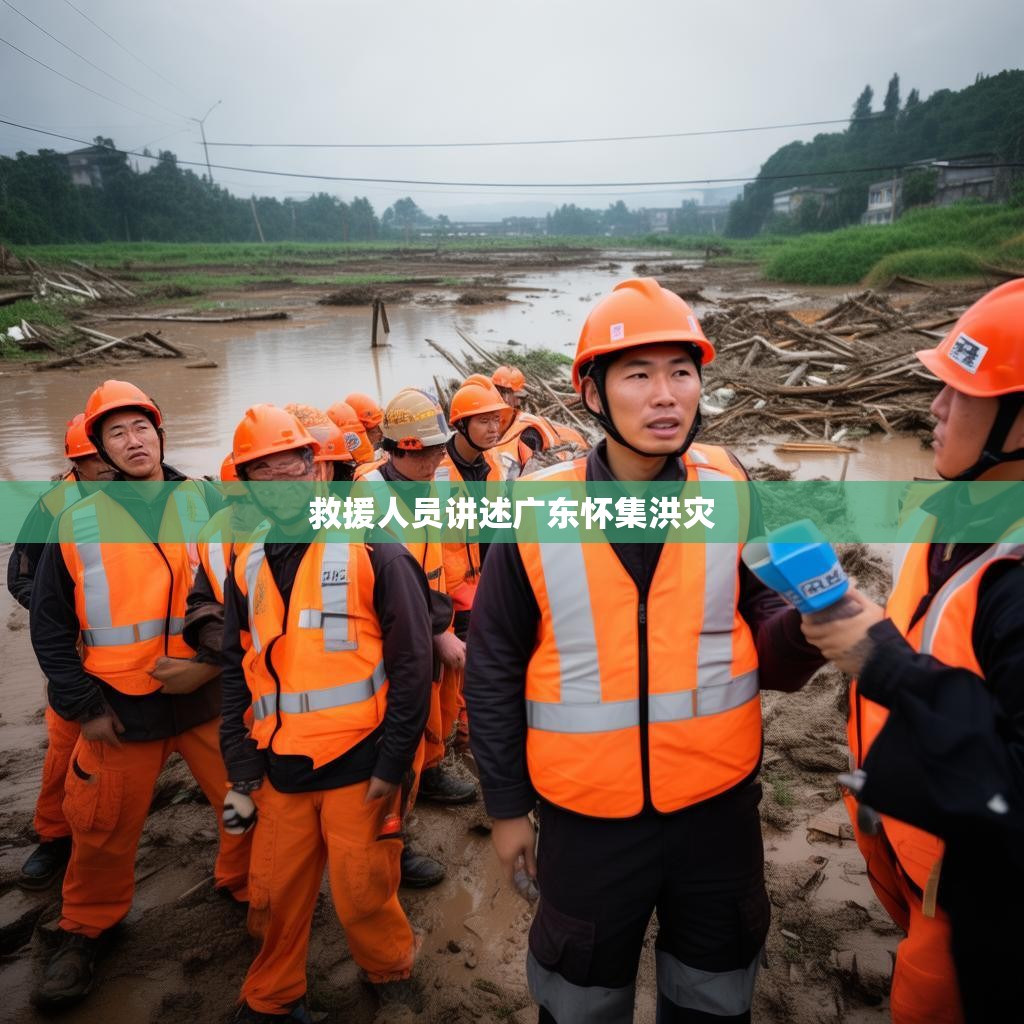 广东怀集洪灾现场