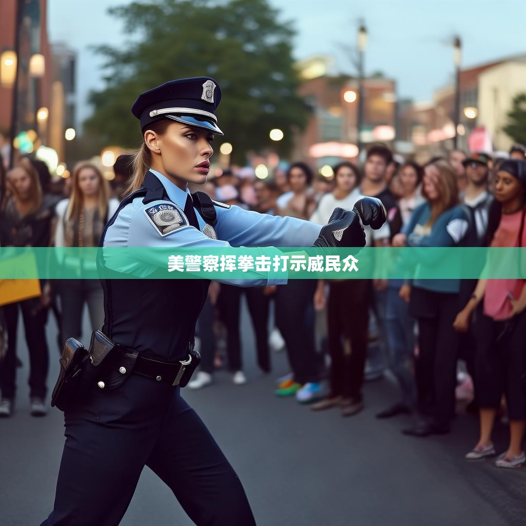 美国警察与示威民众冲突