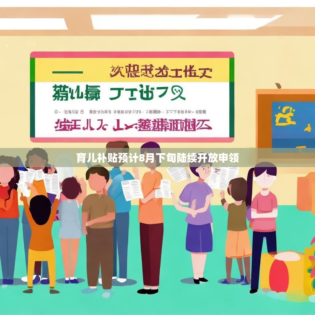 育儿补贴预计8月下旬陆续开放申领