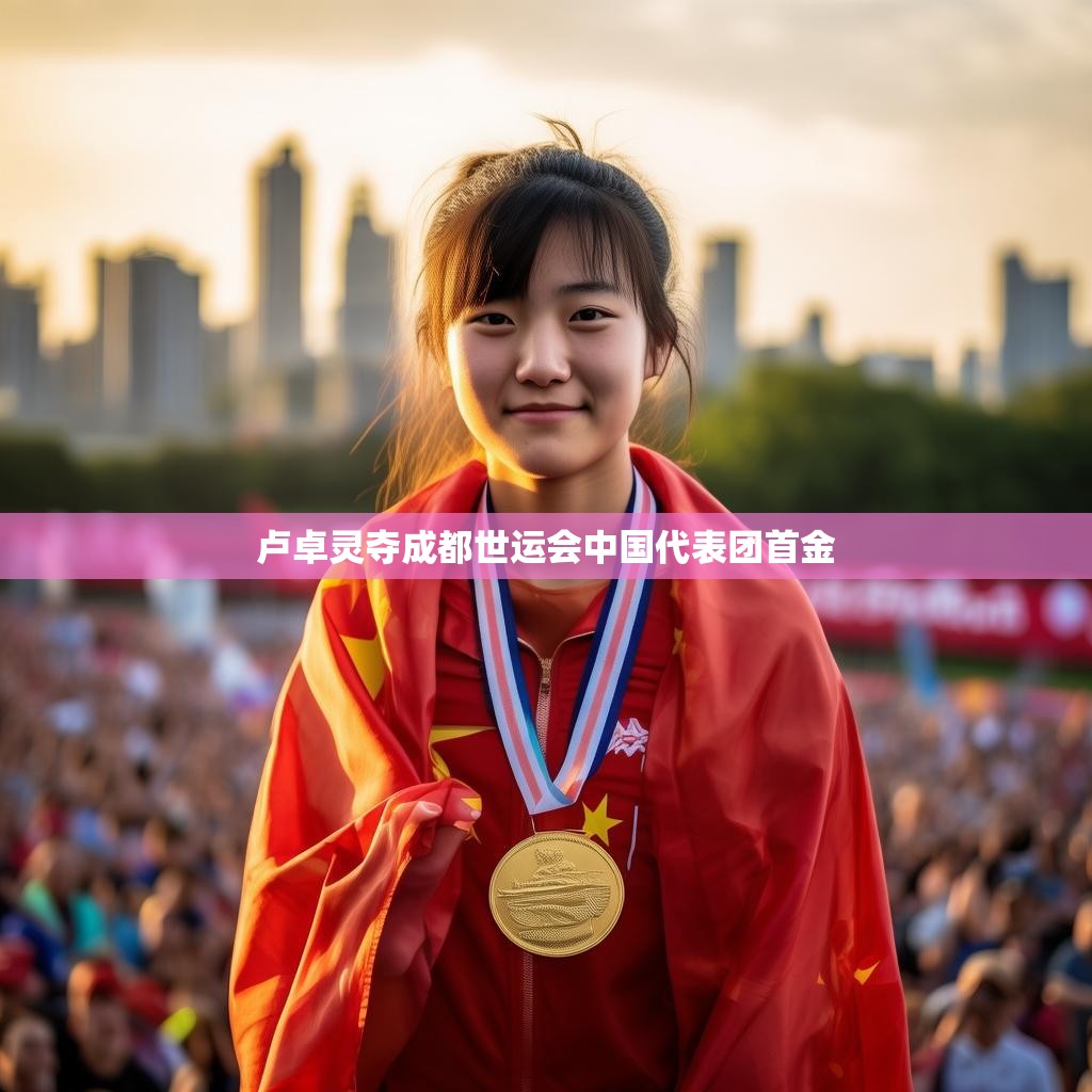 卢卓灵在成都世运会上为中国代表团夺得首金