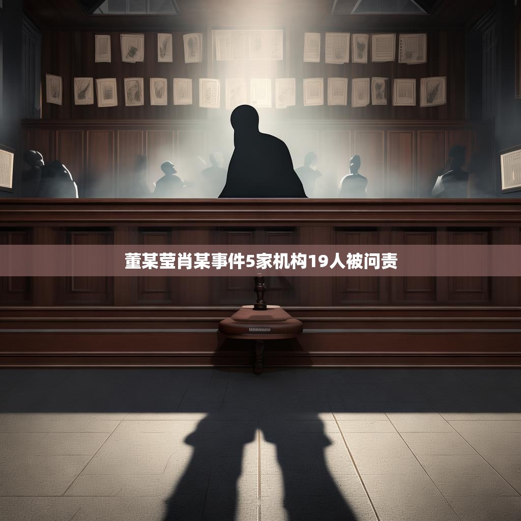 董某莹肖某事件5家机构19人被问责 董某莹肖某事件5家机构19人被问责