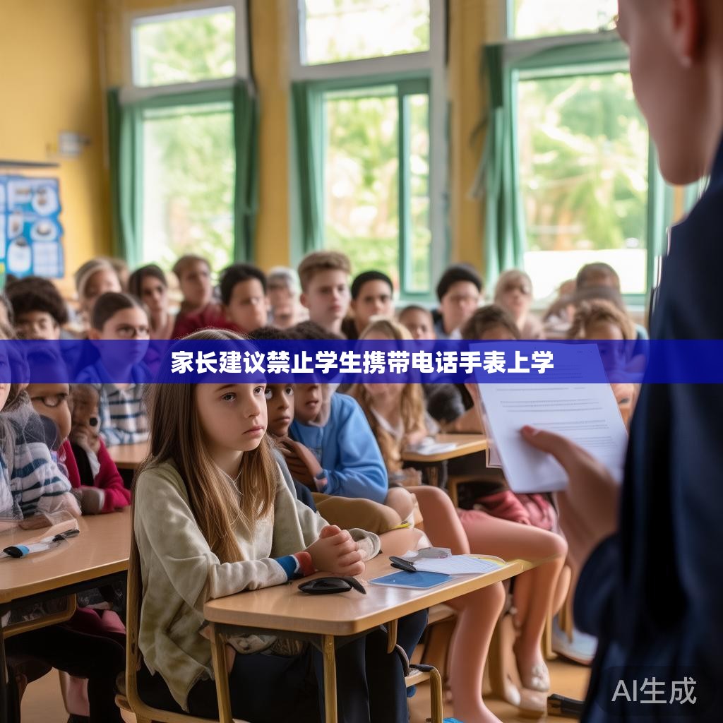 家长建议禁止学生携带电话手表上学