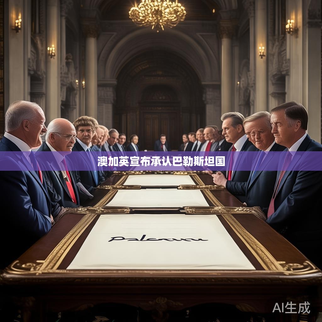 澳加英承认巴勒斯坦国的重要时刻 澳加英宣布承认巴勒斯坦国