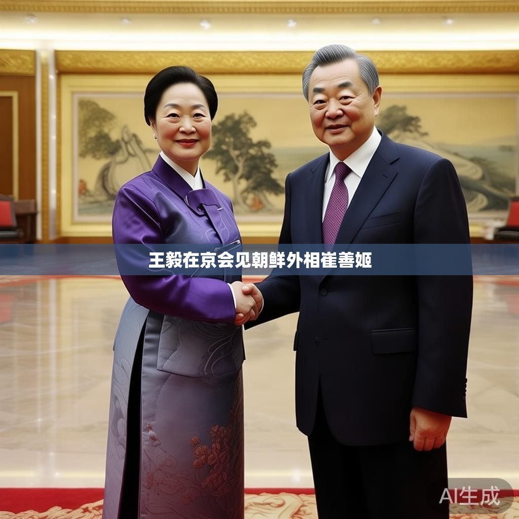 中朝友好交流的见证 王毅外长与朝鲜外相崔善姬会面