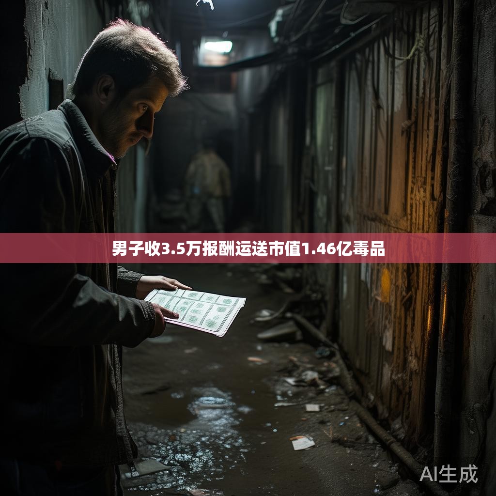 男子为高额报酬运送巨额毒品