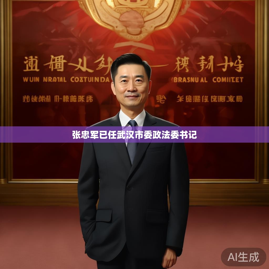 张忠军就任武汉市委政法委书记