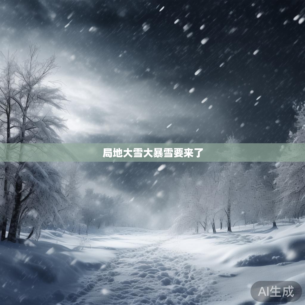 局地大雪大暴雪要来了