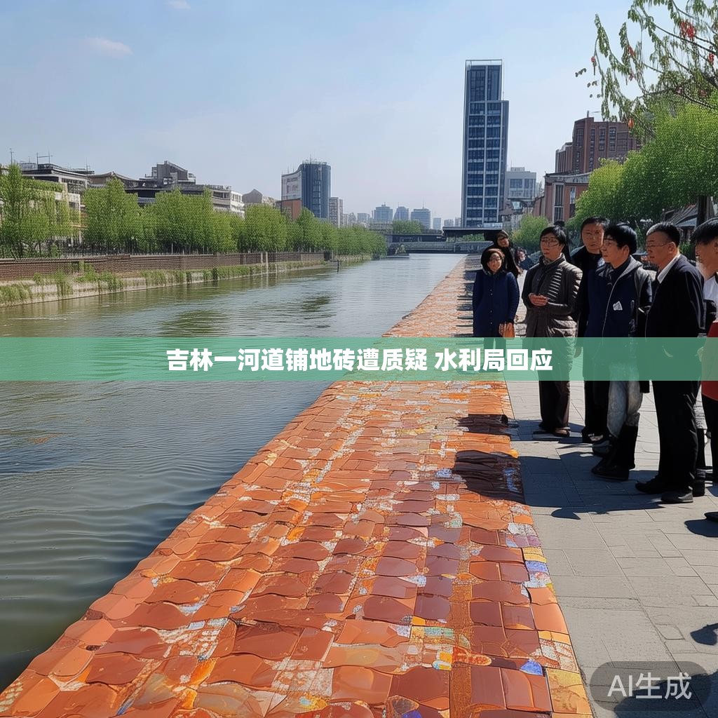 吉林一河道铺地砖遭质疑 水利局回应