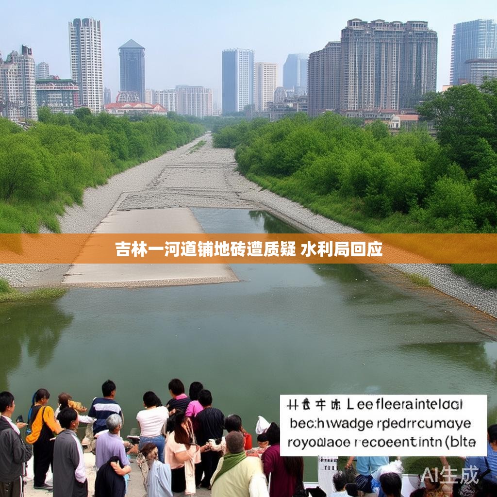 吉林一河道铺地砖工程细节