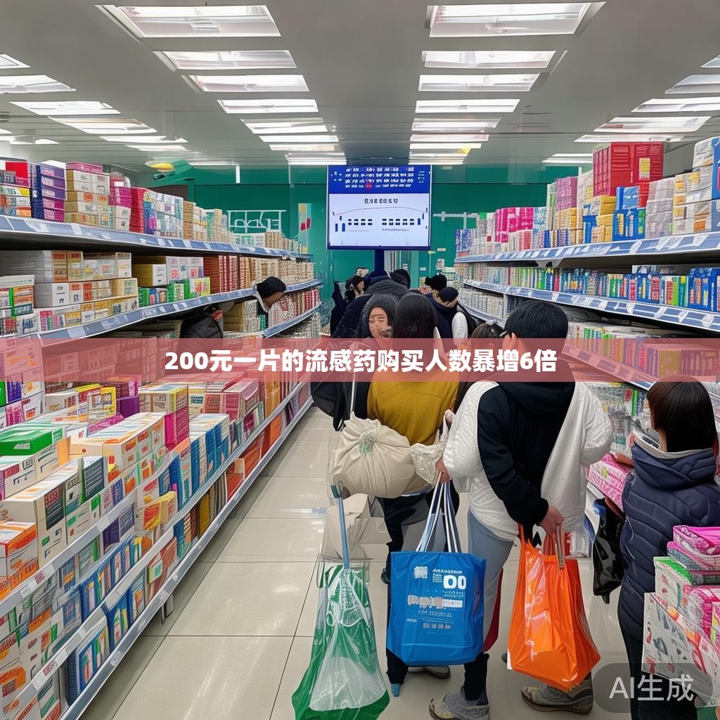 200元一片的流感药购买人数暴增6倍