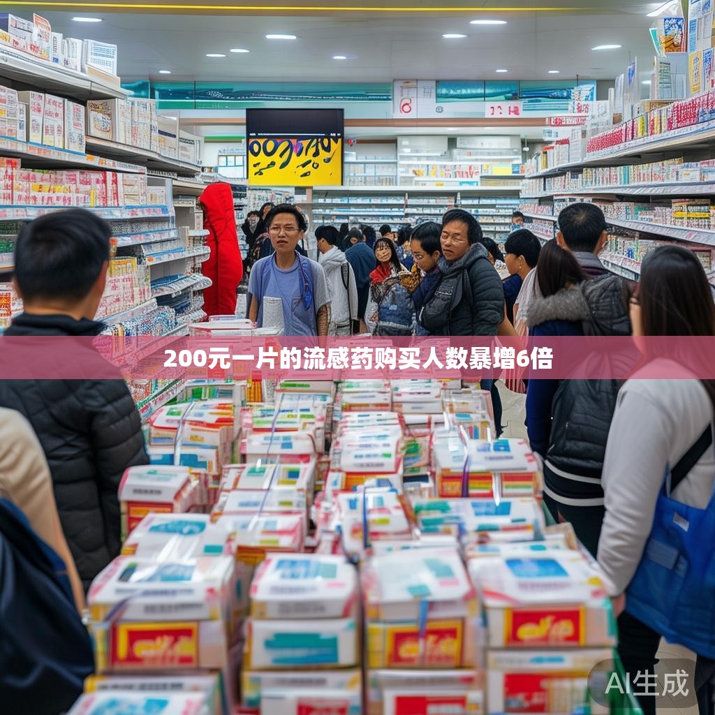 200元一片的流感药购买人数暴增6倍