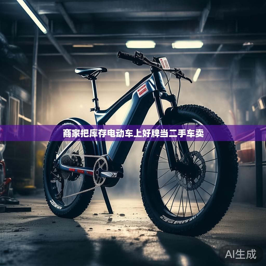 商家把库存电动车上好牌当二手车卖