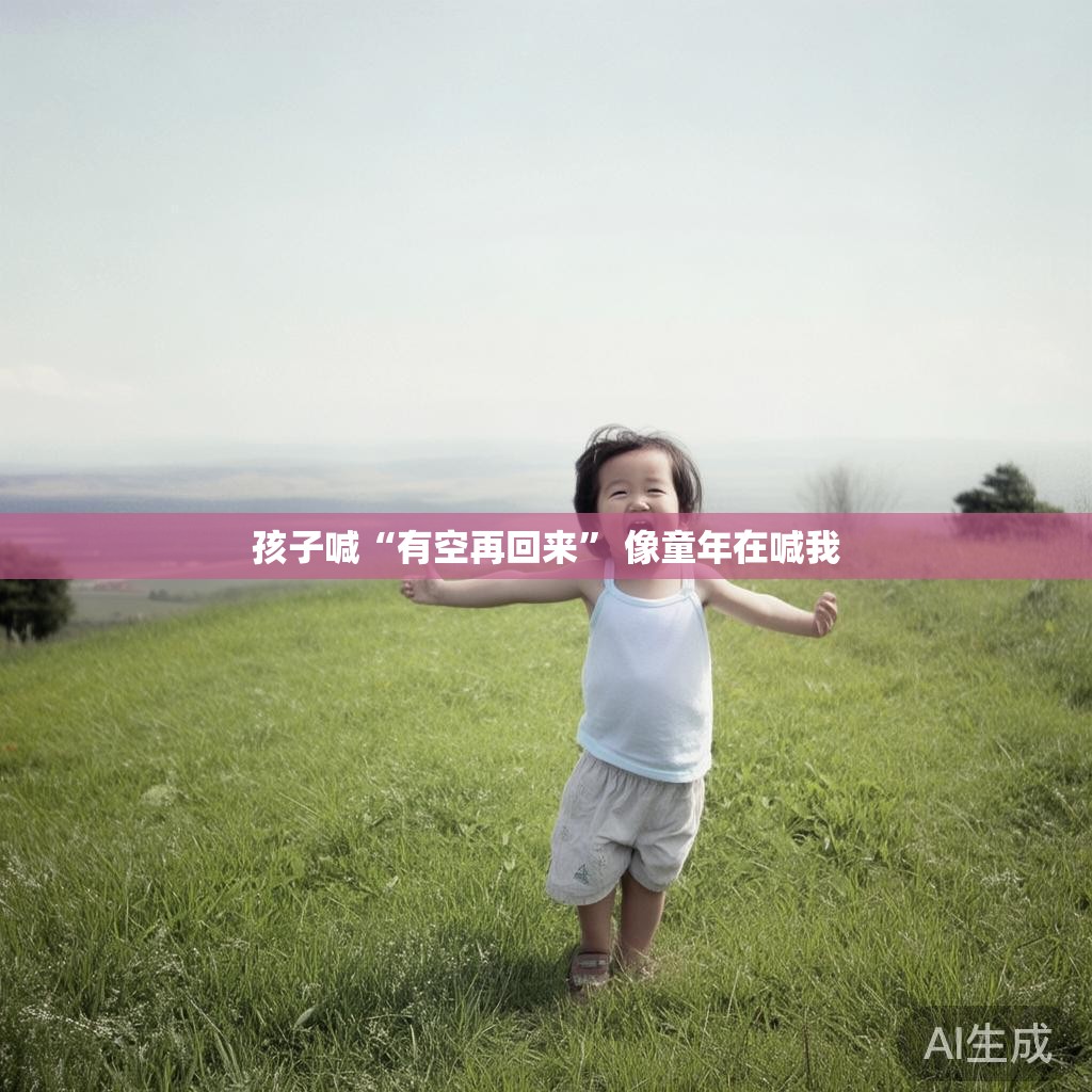 孩子喊“有空再回来” 像童年在喊我 孩子喊“有空再回来” 像童年在喊我