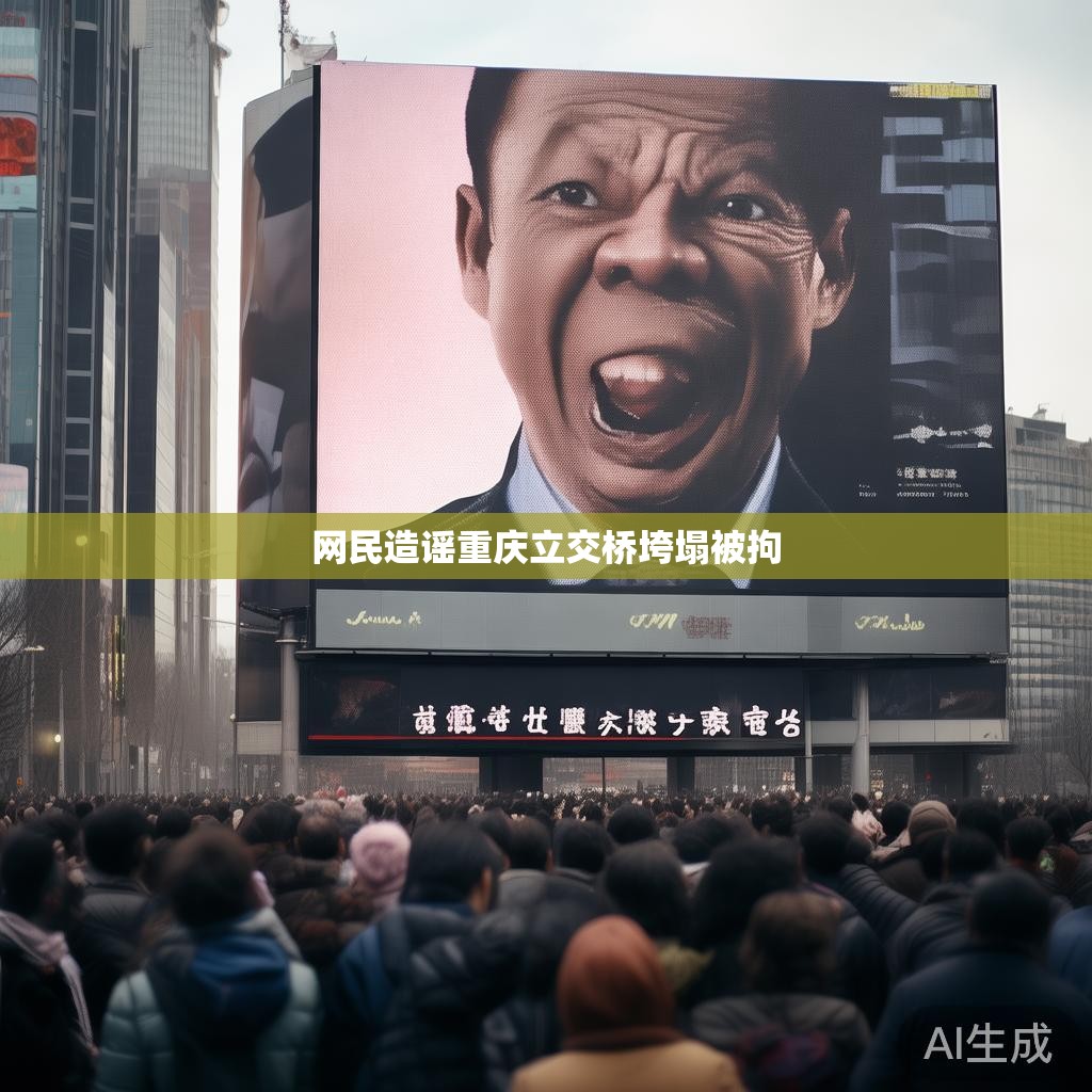 网民造谣重庆立交桥垮塌被拘