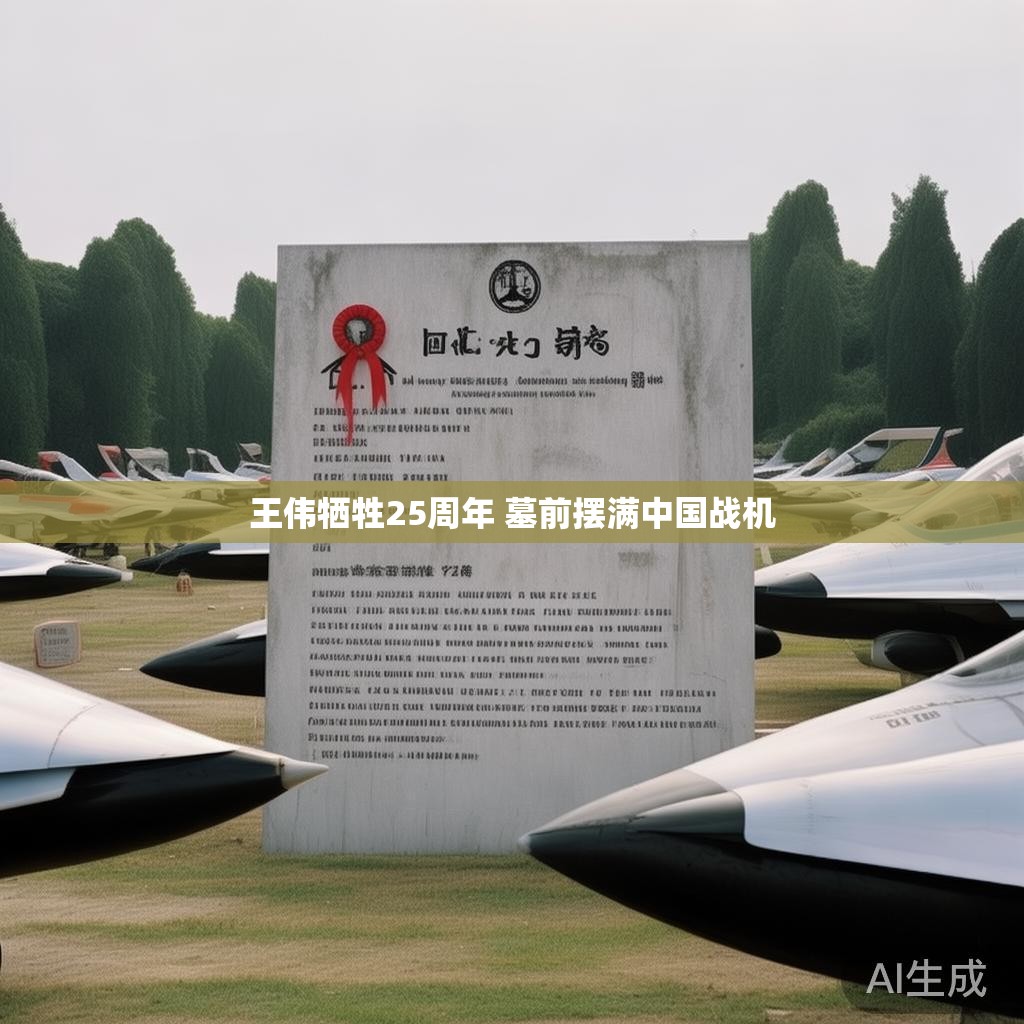 王伟烈士墓前庄重肃穆，中国战机如林摆放